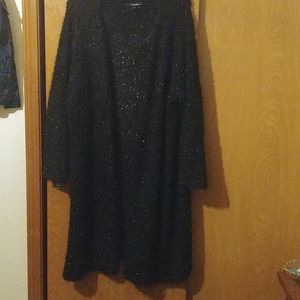 Denim 24/7 2X long duster sweater